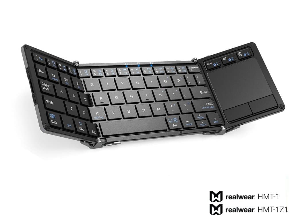 Teclado &amp; Panel Táctil Bluetooth Plegable