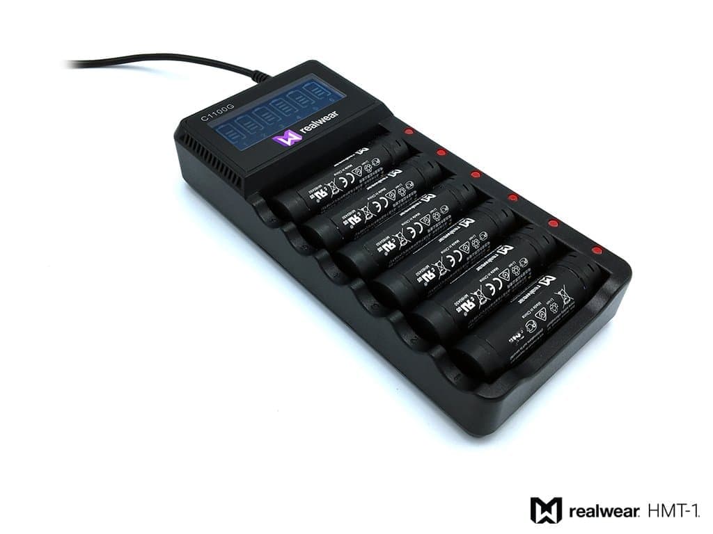 Cargador Múltiple de 6 Baterias para el HMT-1